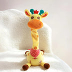 Plush Toy Giraffe Interactive Mimics Speech Plays 60 Songs