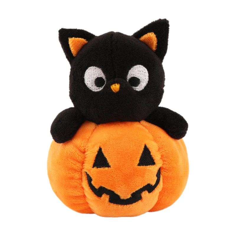 Plush Toy Halloween Soft Embroidered Face 6 Inch