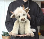 Plush Toy Highland Cow Handmade Alpaca Adjustable Ears