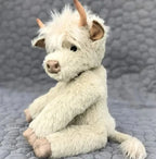 Plush Toy Highland Cow Handmade Alpaca Adjustable Ears