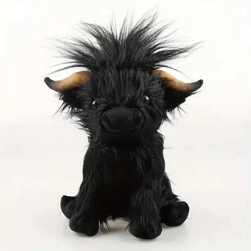 Plush Toy Highland Cow Velvety 25cm Tall