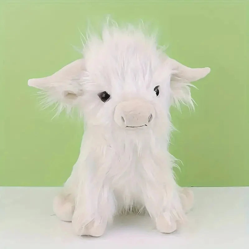 Plush Toy Highland Cow Velvety 25cm Tall