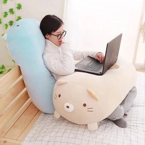 Plush Toy Oversized Cotton-Filled Neck & Lumbar Support