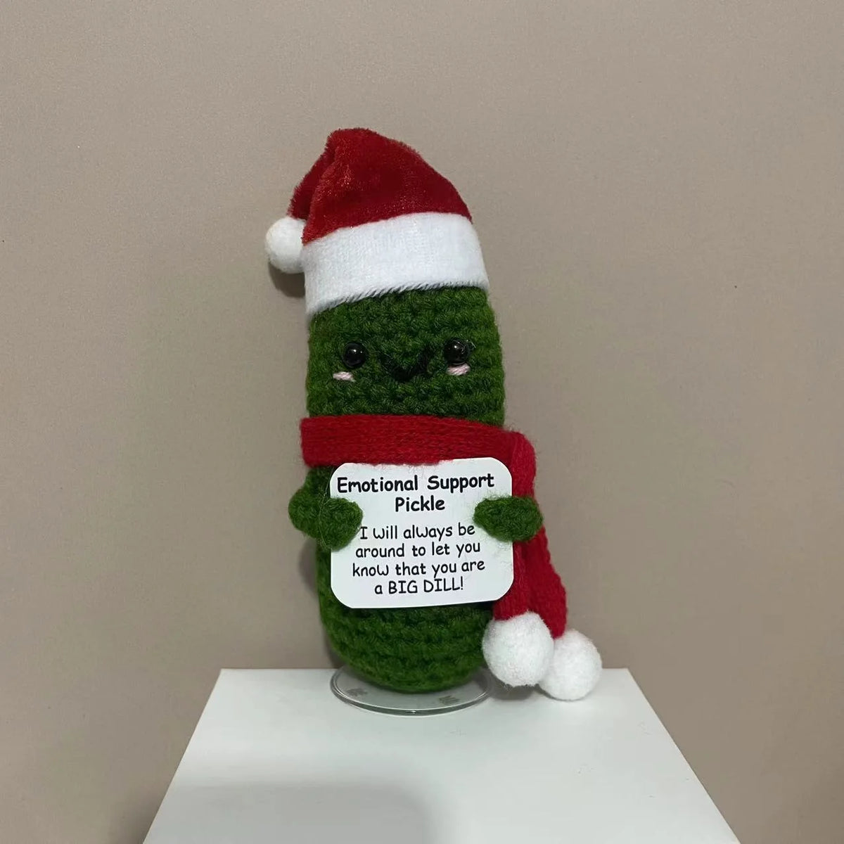Plush Toy Santa Hat & Scarf Soft & Cuddly