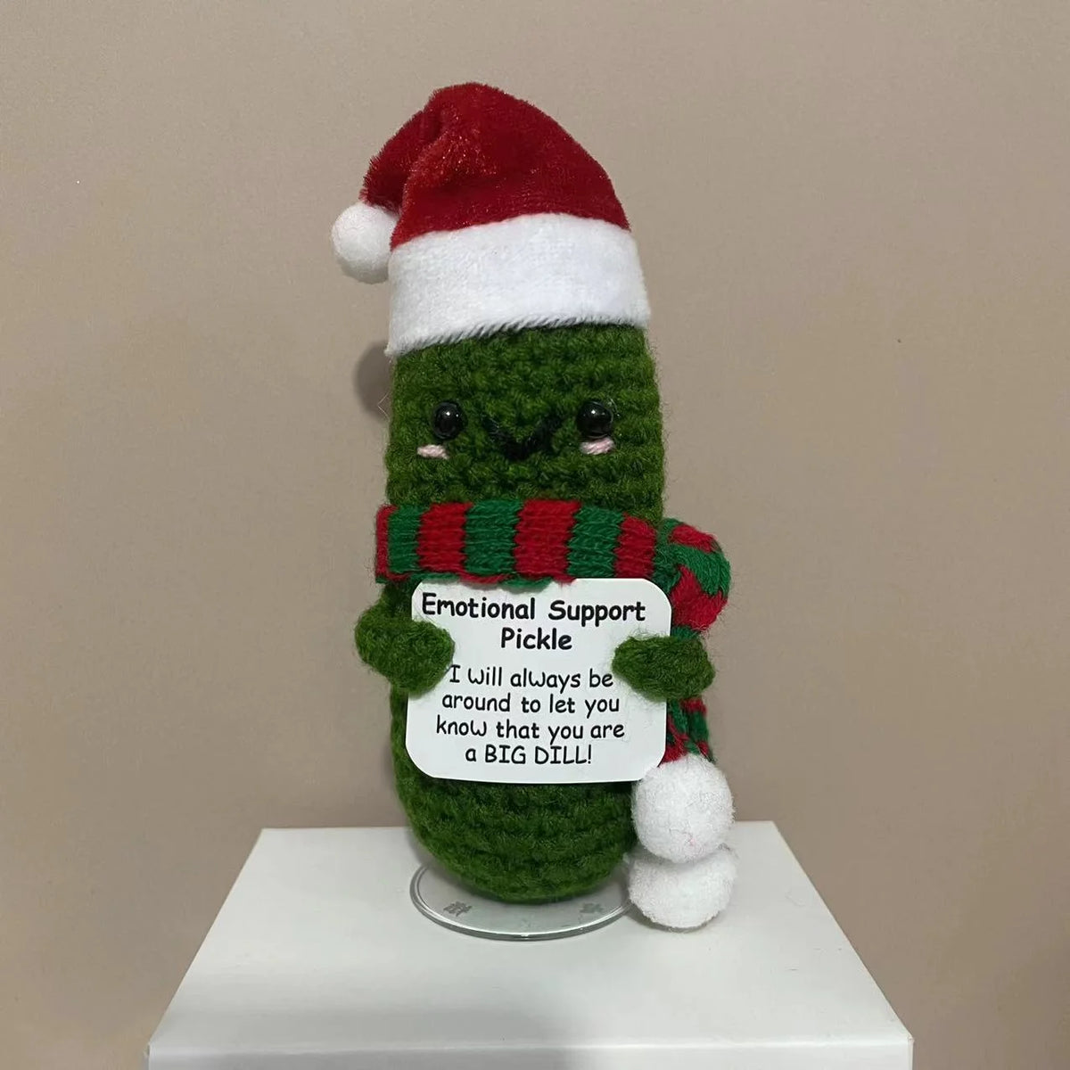 Plush Toy Santa Hat & Scarf Soft & Cuddly