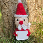 Plush Toy Soft Cuddly Santa Hat & Scarf