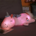 Plush Unicorn Night Light LED Rainbow Battery Powered