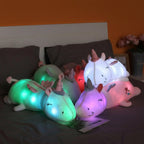 Plush Unicorn Night Light LED Rainbow Battery Powered
