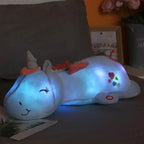 Plush Unicorn Soothing Rainbow LED Night Light