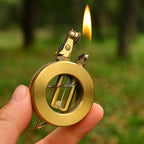 Pocket Lighter Retro Metal Refillable Petrol