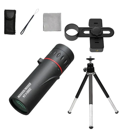Pocket Monocular 50x Magnification Ultralight Waterproof