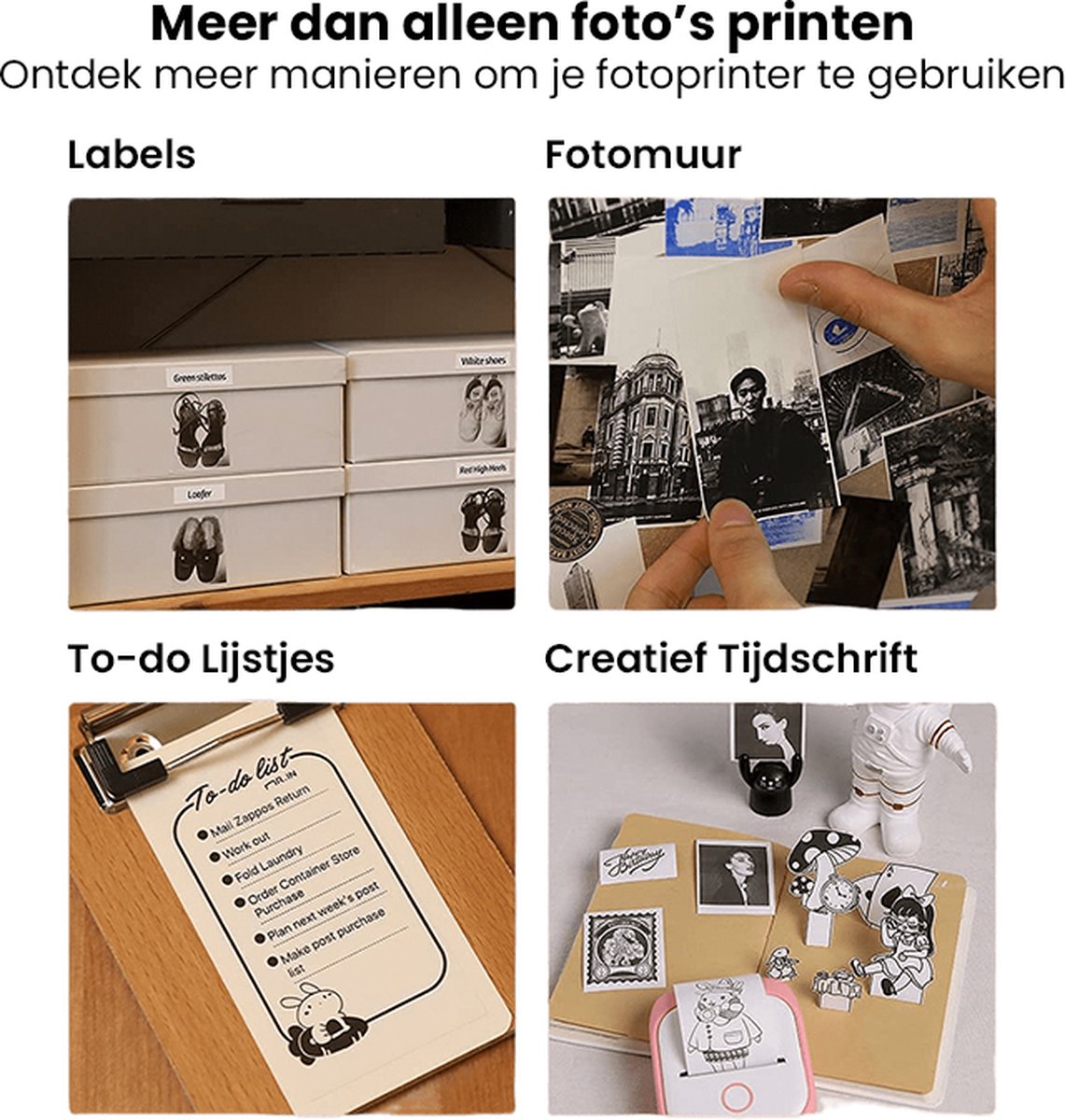 Pocket Printer Compact Thermal No Ink Smartphone App Compatible