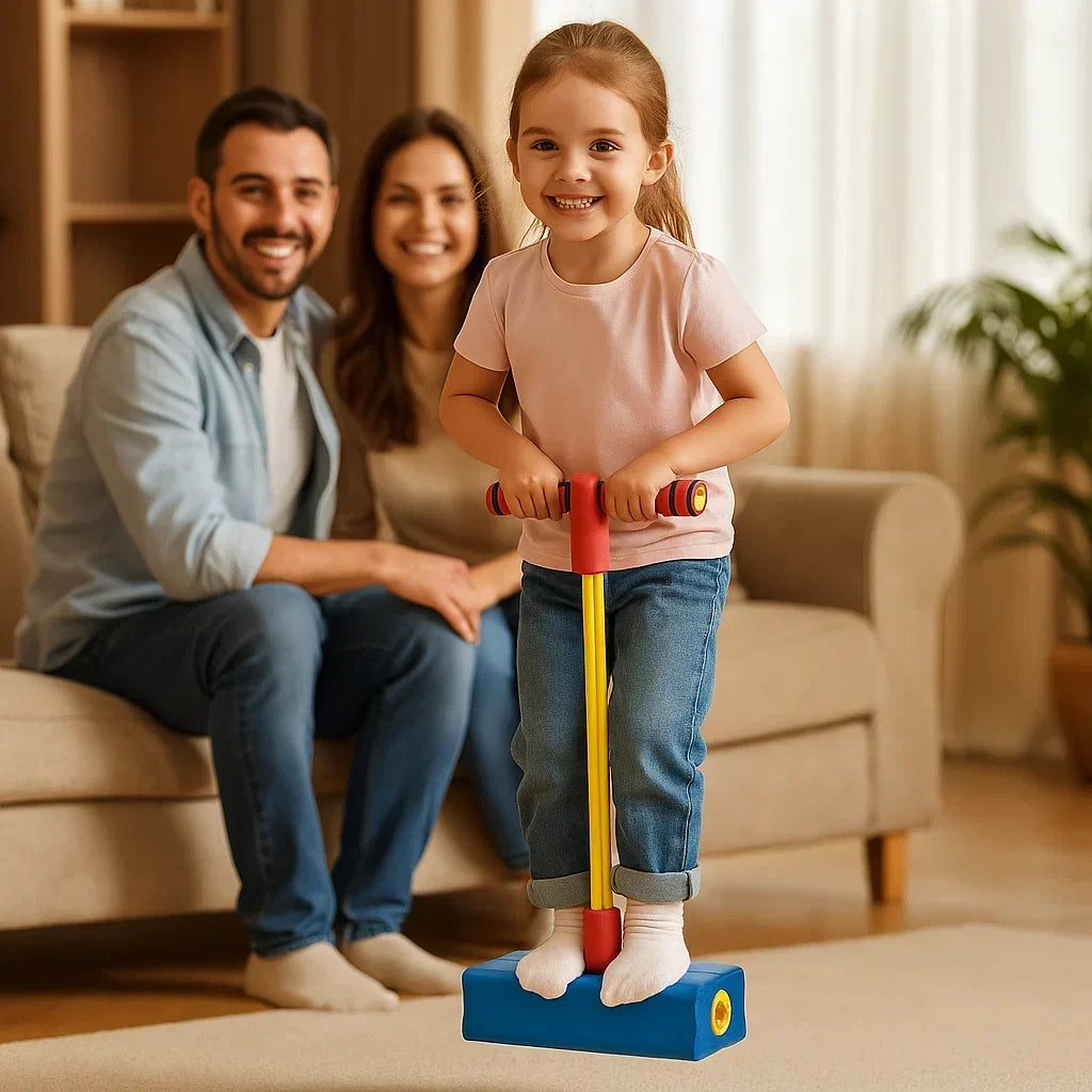 Pogo Jumper Non-Slip Foam Base & Foam Grip Handle