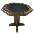 Poker Table Heavy-Duty Pedestal Base Seats 8
