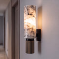 Polished Marble Hardwired LED Wall Light