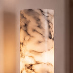 Polished Marble Hardwired LED Wall Light