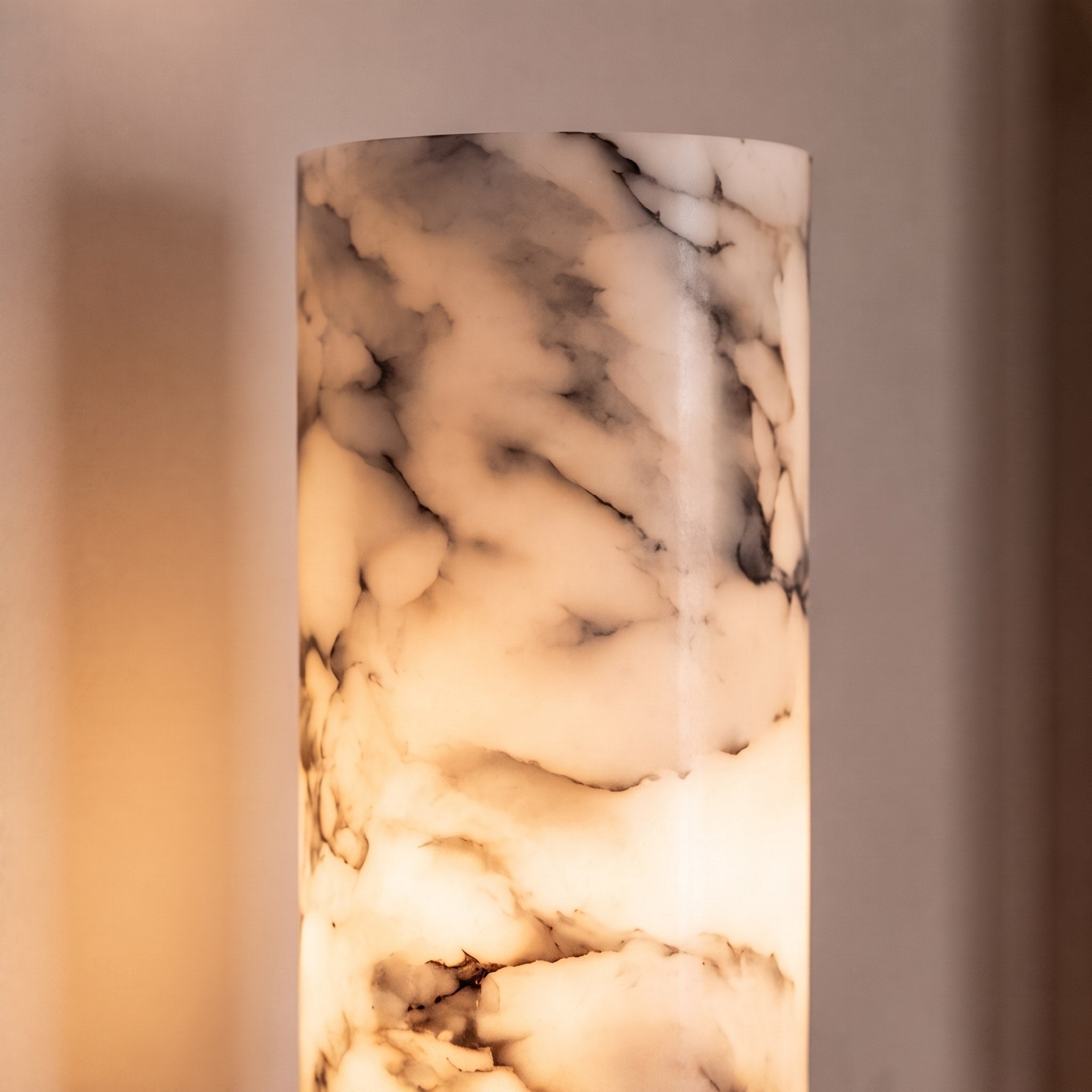 Polished Marble Hardwired LED Wall Light