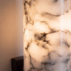 Polished Marble Hardwired LED Wall Light