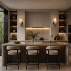 Polished Marble Hardwired LED Wall Light