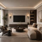 Polished Marble Hardwired LED Wall Light