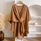 Poncho Cape Windproof Lightweight Acrylic