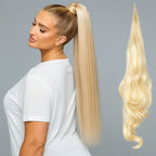 Ponytail Extension Clip & Wrap Invisible Pins