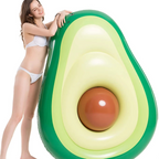 Pool Float Avocado-Shaped Detachable Pit Ball