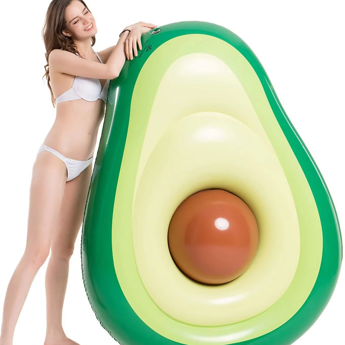 Pool Float Avocado-Shaped Detachable Pit Ball