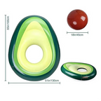 Pool Float Avocado-Shaped Detachable Pit Ball