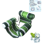 Pool Float Chair Cooling Mesh Seat & Adjustable Backrest