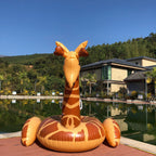 Pool Float Giraffe Design Tear-Resistant & UV-Protected