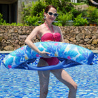 Pool Float Lounge Breathable Mesh Durable PVC