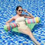 Pool Float Lounge Breathable Mesh Durable PVC