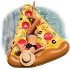 Pool Float Pizza Slice Vibrant Quick Inflate