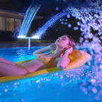 Pool Fountain Solar RGB LED Remote & App Control