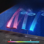 Pool Fountain Solar RGB LED Remote & App Control