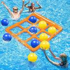 Pool Game Inflatable 142x137 cm Balls & Pump