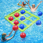 Pool Game Inflatable 142x137 cm Balls & Pump