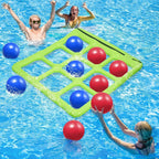 Pool Game Inflatable 142x137 cm Balls & Pump