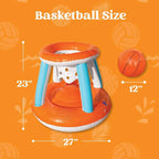 Pool Game Set Inflatable Volleyball & Basketball With Weight Bags