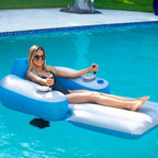 Pool Lounger Motorized Hand Steering Puncture-Resistant