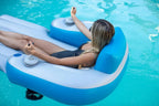 Pool Lounger Motorized Hand Steering Puncture-Resistant