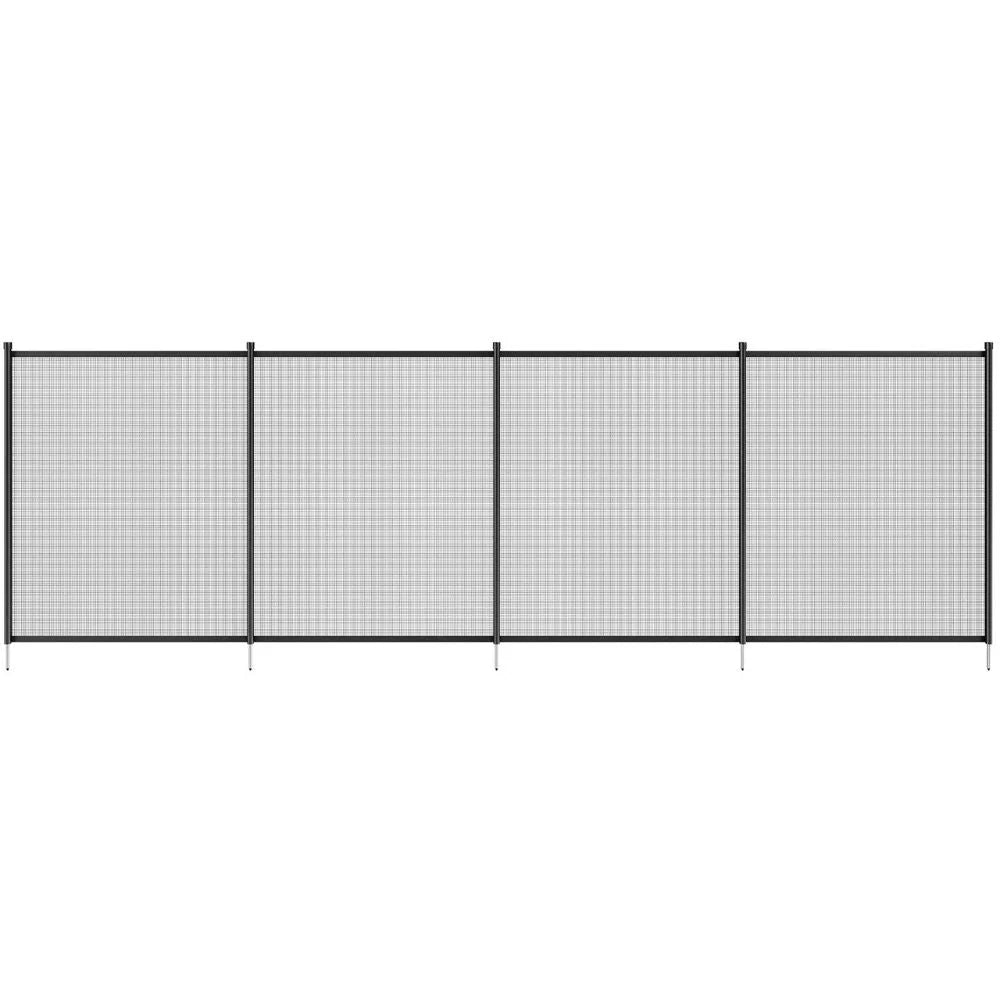 Pool Safety Fence Removable Mesh Panels & Rust-Resistant Poles