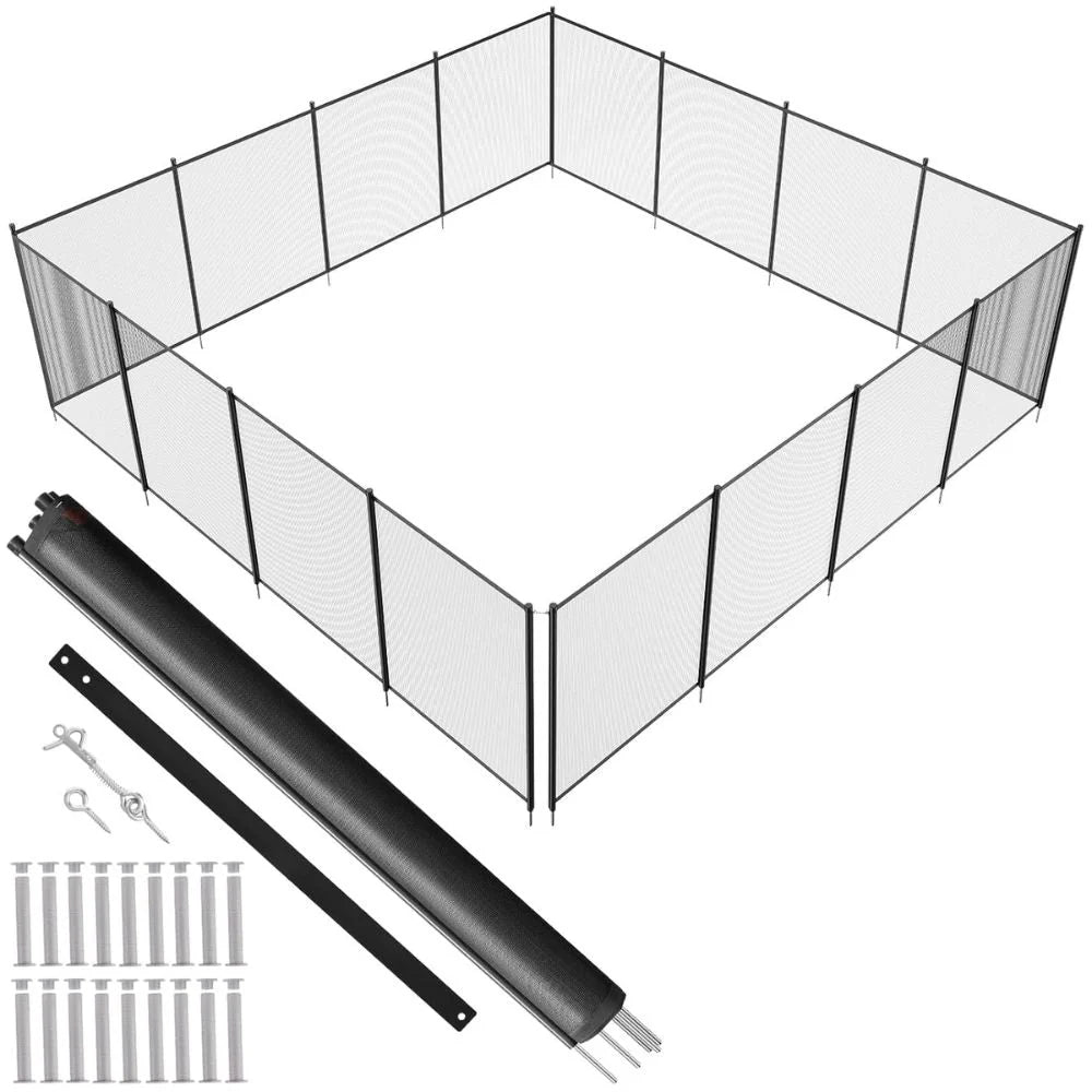 Pool Safety Fence Tool-Free Removable Panels