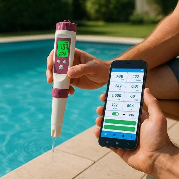Pool & Spa Water Tester 7-In-1 App-Connected