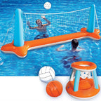 Pool Volleyball Net Dual Volleyball & Basketball UV-Resistant