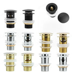 Pop-Up Basin Drain Plug Brass & Stainless Steel Leak-Proof