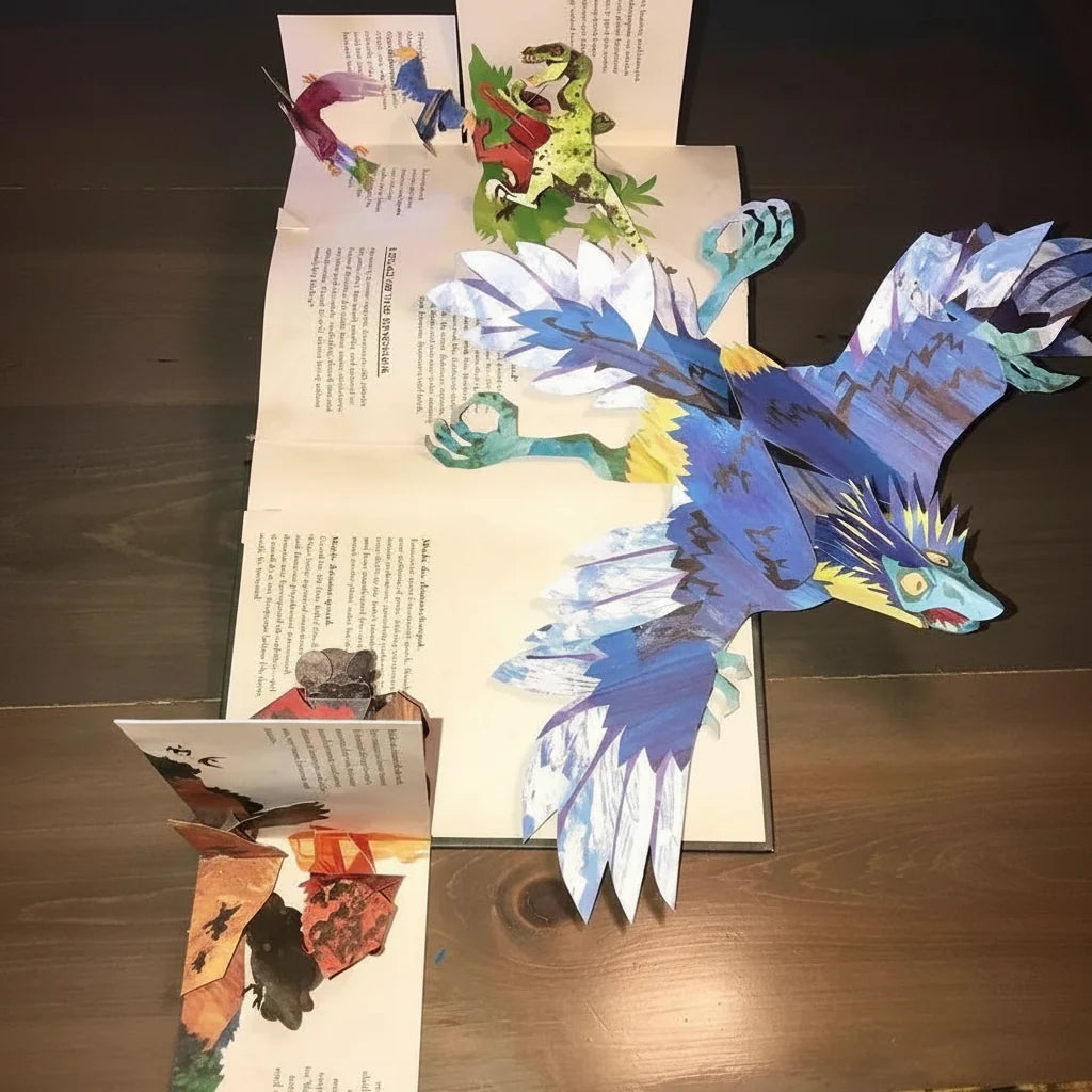 Pop-Up Book 3D Dinosaur Interactive & Educational