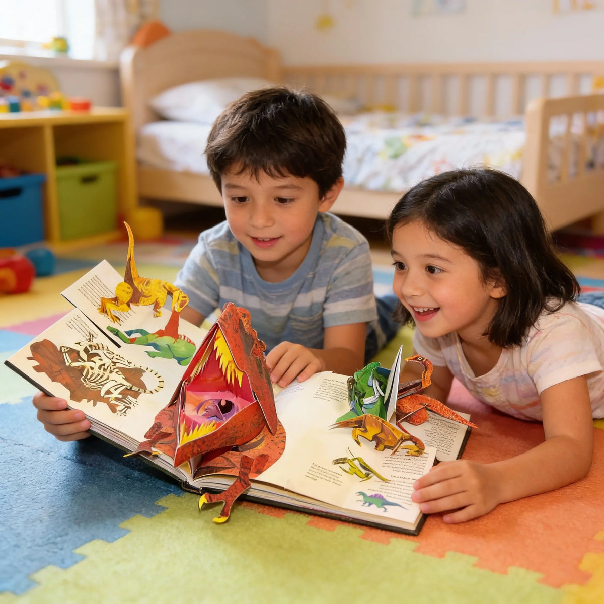 Pop-Up Book 3D Dinosaur Interactive & Educational