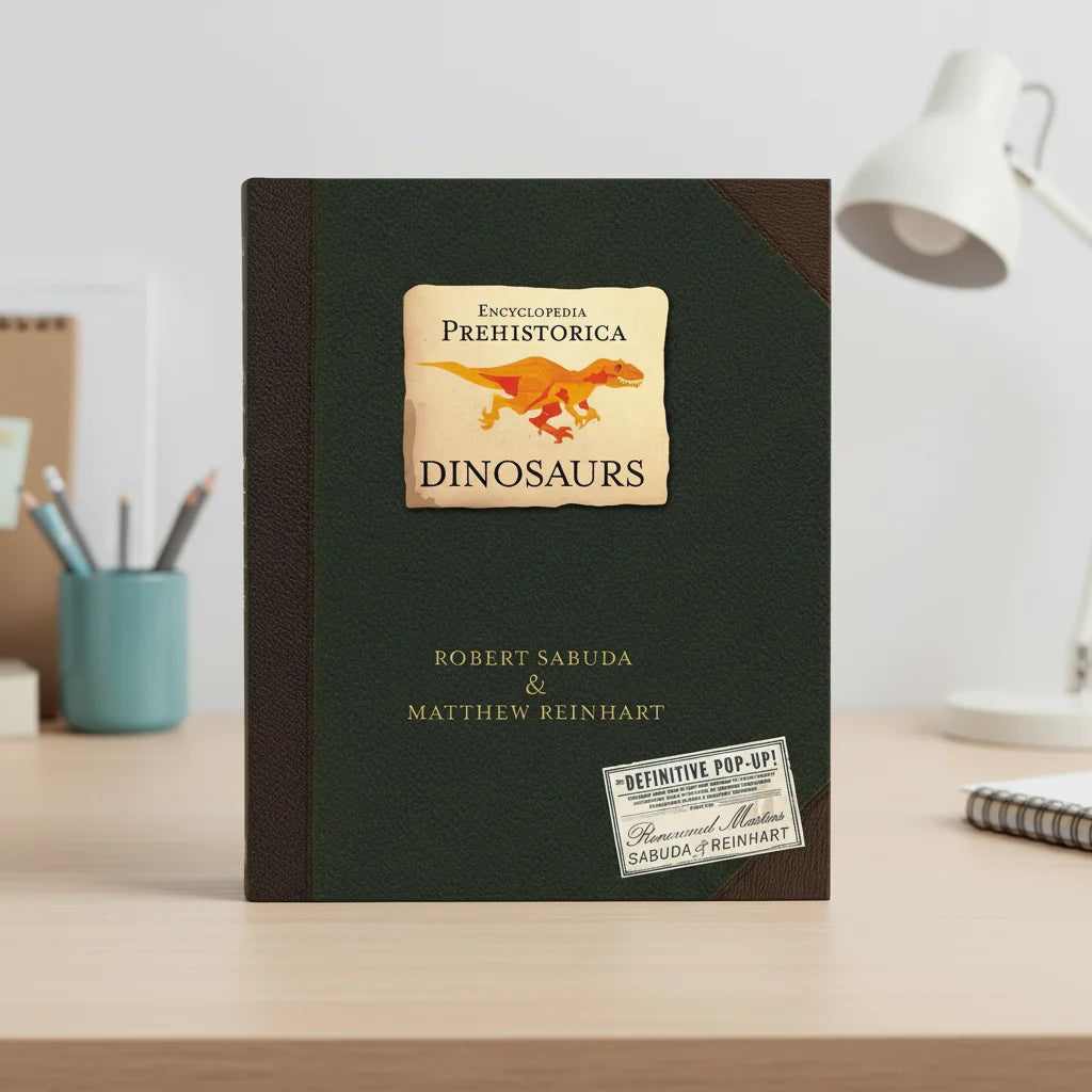 Pop Up Book 3D Dinosaur Sturdy Pages & Bright Illustrations